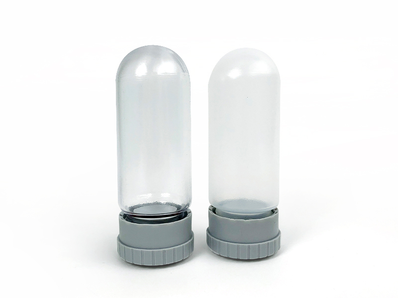 High speed centrifuge tubes with gasketed sealing caps